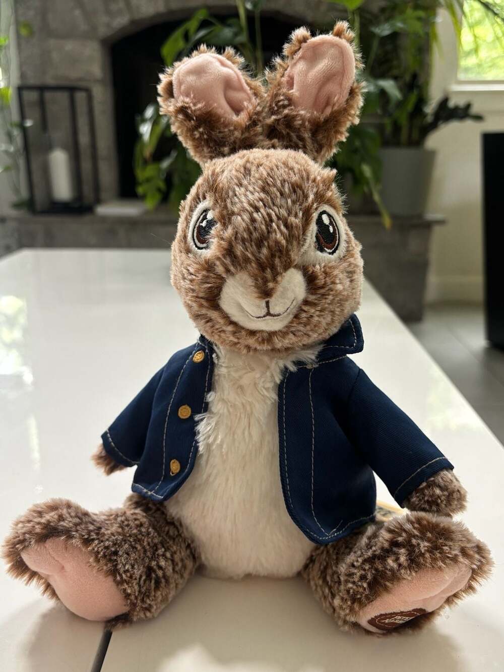 Dan Dee Peter Rabbit 2 Movie Plush Rabbit with Blue Jacket 11-inch Jacket
